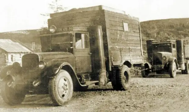 На Колыме напомнили ввод в работу первых газогенераторных автомобилей