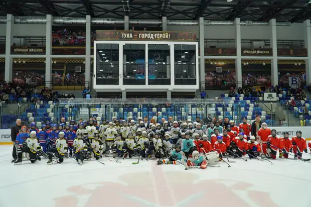 Детский Кубок по дворовому хоккею стартовал в Тульской области