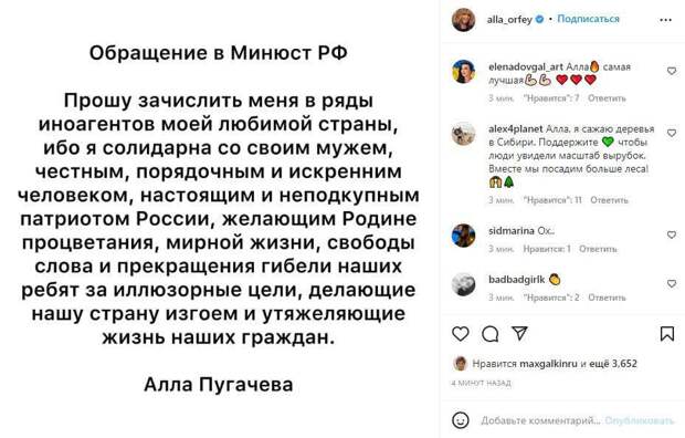 Пугачёва скриншот