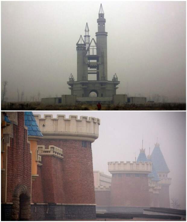 Вот так встречает экстремалов недостроенный Луна-парк призрак Wonderland (Chenzhuang, Китай). Вот так встречает экстремалов недостроенный Луна-парк призрак Wonderland (Chenzhuang, Китай).