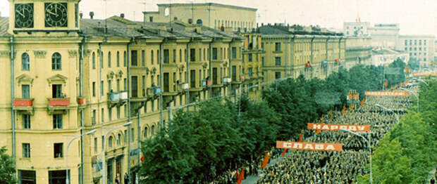 Фотофакт: Минск 1974 года на кадрах редкого диафильма