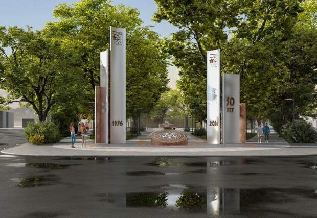 Тулякам показали будущий вид сквера на Оборонной и мемориала "Дмитрий Донской"