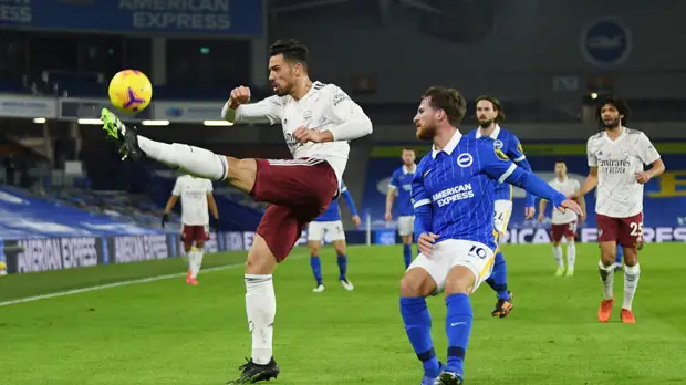 «Арсенал» победил «Брайтон» и поднялся в середину таблицы АПЛ