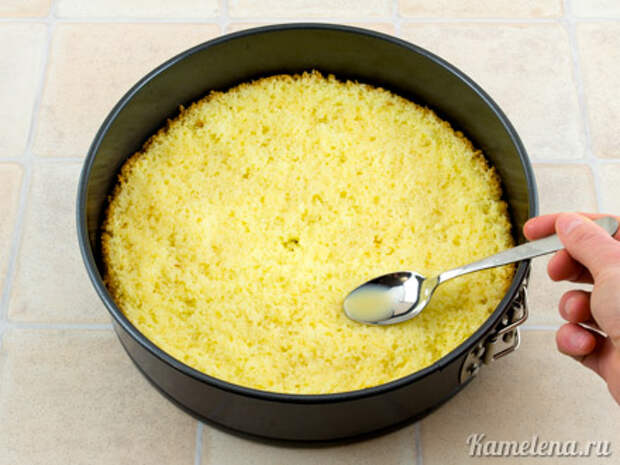 Карамельный торт с яблоками — 17 шаг