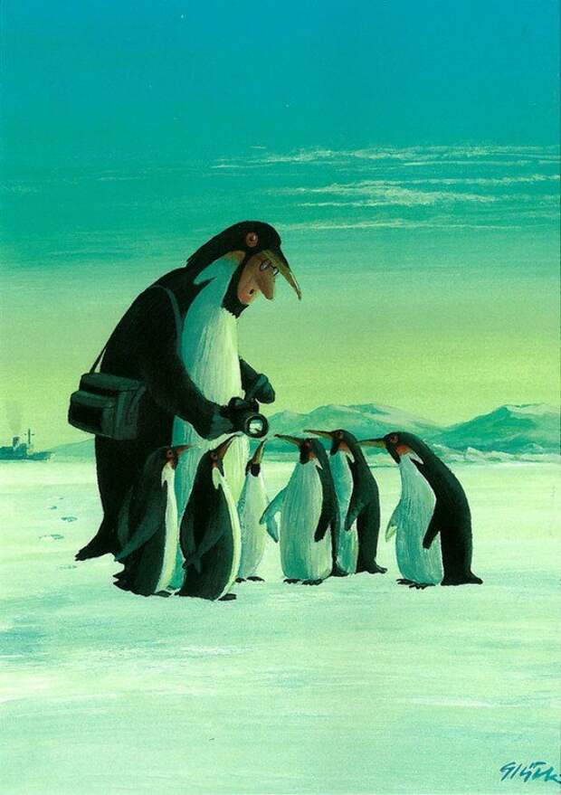 Карикатуры художника Герхарда Глюка 4