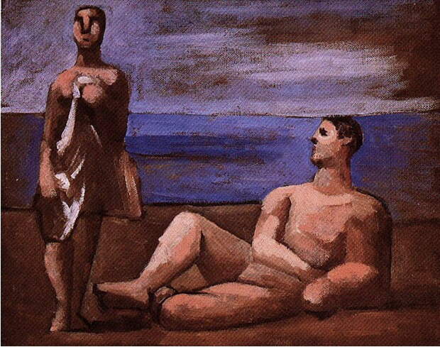 Пабло Пикассо. Два купальщика. 1921 год
