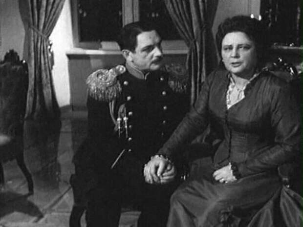 Павел Массальский и Алла Тарасова в телеспектакле «Анна Каренина» (1953)