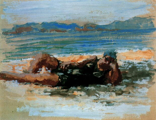 Пабло Пикассо. Купальщицы на пляже. 1920 год