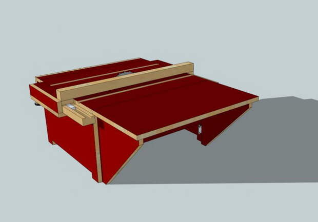 Фрезерный стол из фанеры (чертежи, выкройки)