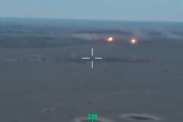 Расчеты РСЗО БМ-21 «Град» артиллеристов-десантников уничтожили скопление пехоты ВСУ в приграничных районах Курской области