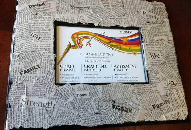 Как использовать газеты в декорировании: 10 идей с инструкциями