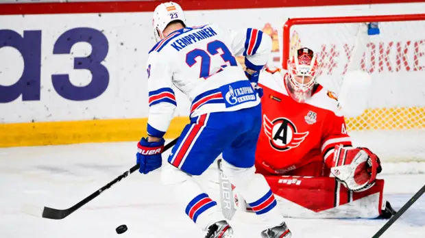 Шайба Пыленкова принесла СКА победу над «Автомобилистом» в матче КХЛ