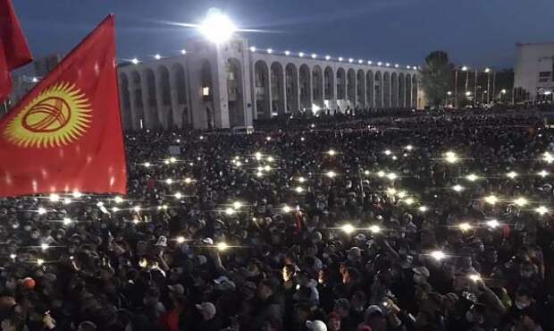 Протесты в Киргизии