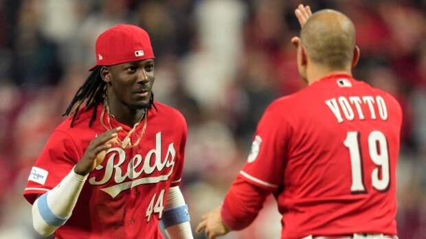 MLB stars Elly De La Cruz and Joey Votto