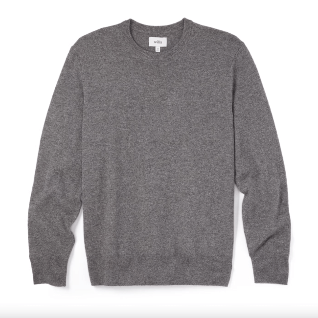Wills Classic Cashmere Crewneck Sweater