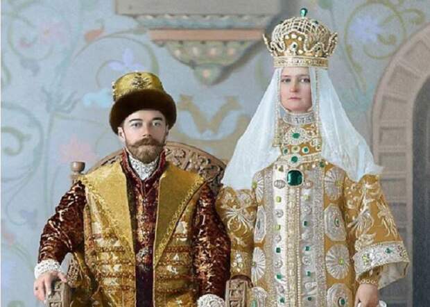 20 редких цветных снимков последнего бала Романовых