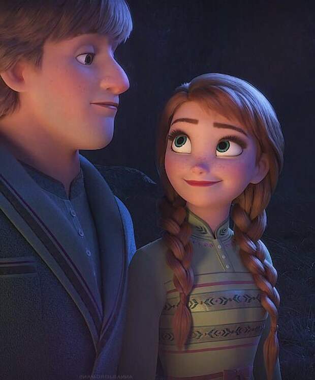 Монику Геллер и Чендлера Бинга сравнили с героями мультфильмов Disney