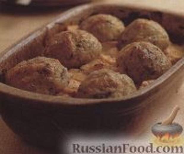 Фото к рецепту: Куриное филе с картофельными клецками