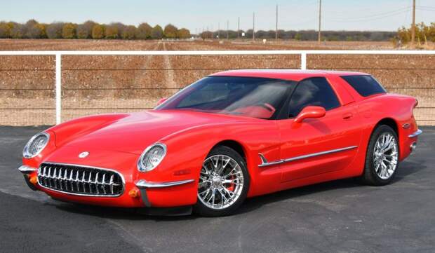 Необычный универсал Chevy Corvette в стиле концепта Nomad 1954 года