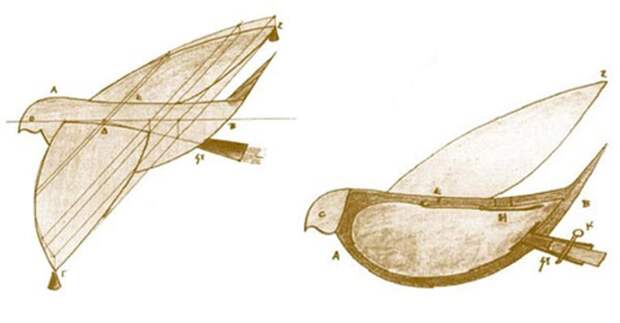 Голубь Архитаса с паровым двигателем - летающая машина древности