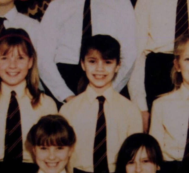 Виктория Бекхэм в школе