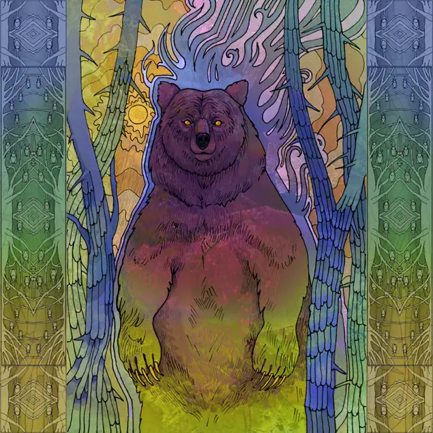Король леса рисунок
