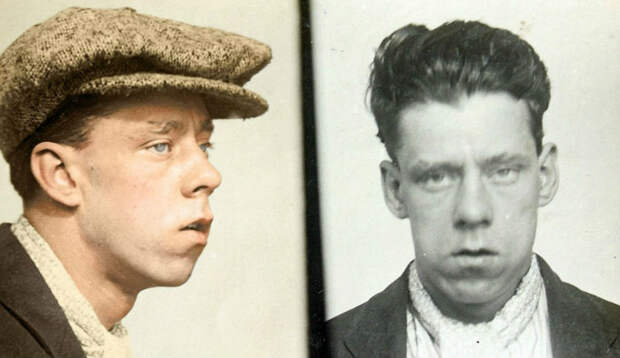 Гоп-стоп, мы не боимся Скотленд-Ярд: Цветные снимки преступников 1930-х