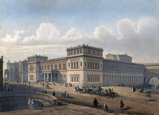Datei:The new Hermitage in St. Petersburg in the 19th century.jpg –  Wikipedia