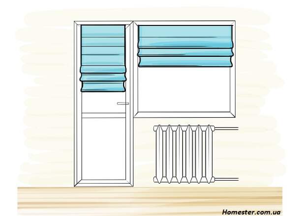 Как оформить окно с балконной дверью