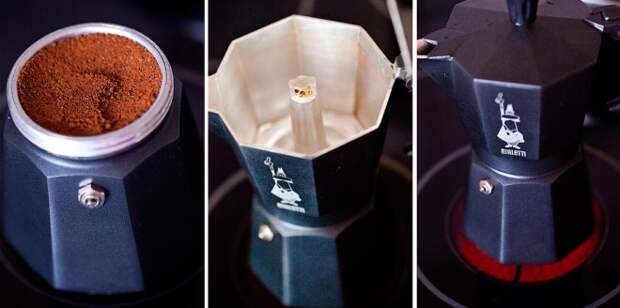 Как пользоваться гейзерной кофеваркой