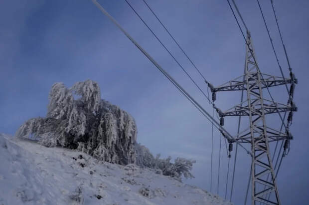 В Апшеронском районе Кубани из-за снега и отключений света введён режим ЧС