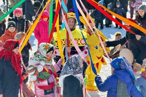 В Рассказовском округе прошли масленичные гулянья