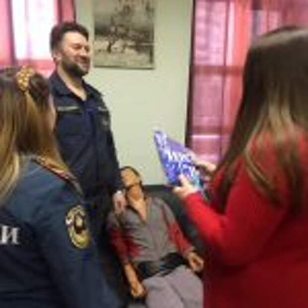 Блогер побывал в гостях у пожарных ВАО. Фото: Пресс-служба МЧС по ВАО