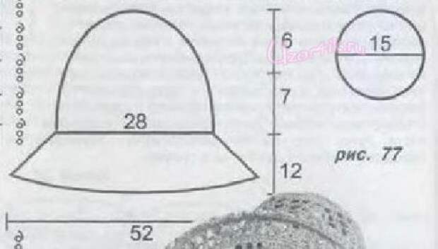 Схемы летних шляп крючком. Часть 3