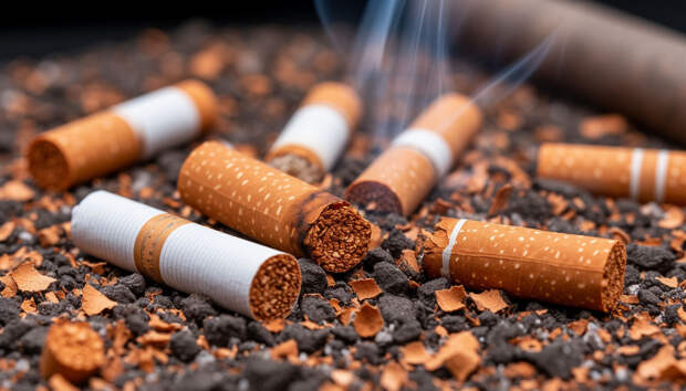 Сигаретные окурки становятся ценным сырьем