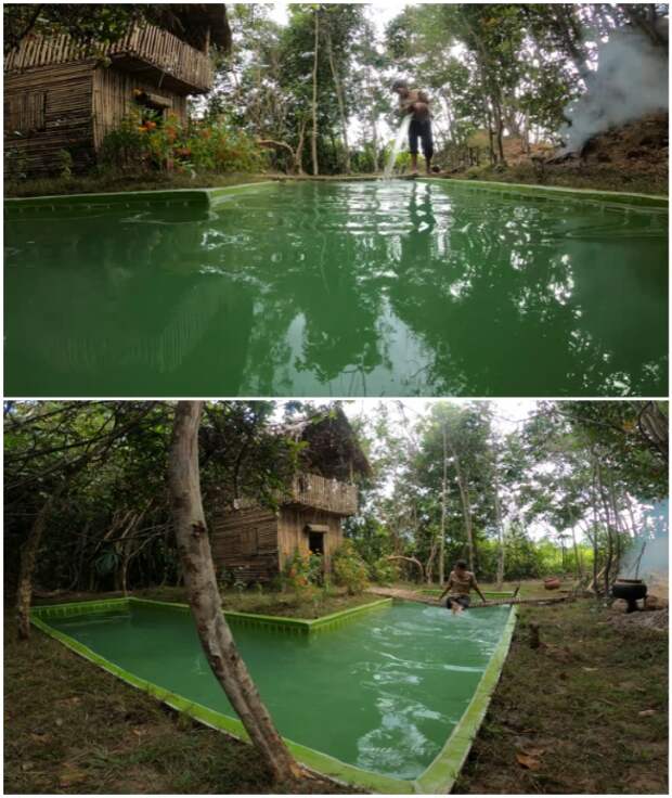 После заполнения водой бассейна можно наслаждаться и водными процедурами, и проделанной работой. После заполнения водой бассейна можно наслаждаться и водными процедурами, и проделанной работой.