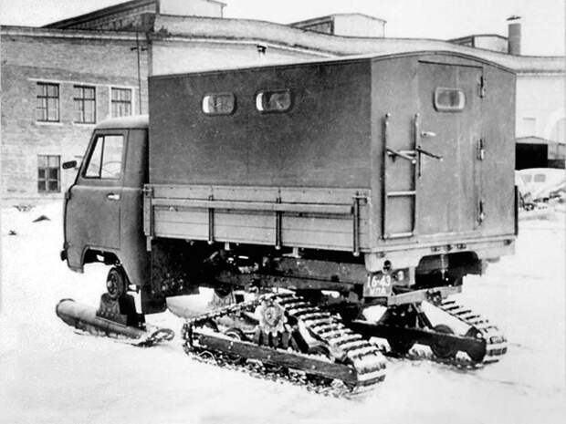 Ульяновский снегоход УАЗ-451С, 1962 год. | Фото: autowp.ru.