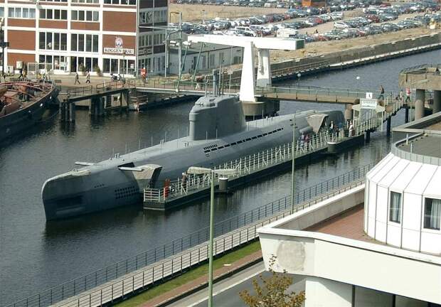 Подводная лодка типа XXI. Такую якобы могли использовать для побега Гитлера / ©wikipedia