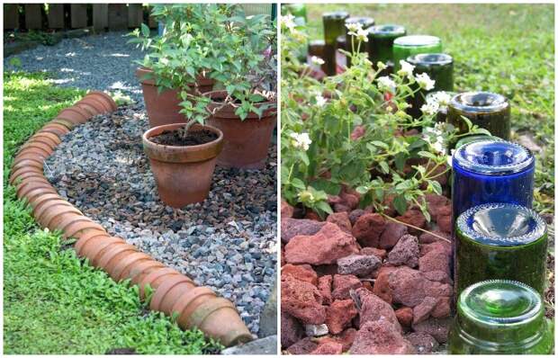 Подобрать бордюр для клумбы - задача не из простых