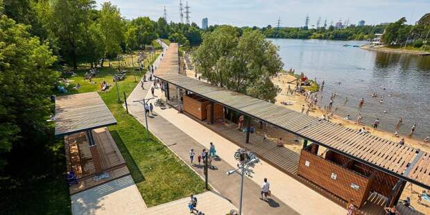 Собянин: Летом в Москве будет открыто 136 мест отдыха у воды. Фото: М. Денисов mos.ru. Пресс-служба мэра и Правительства Москвы