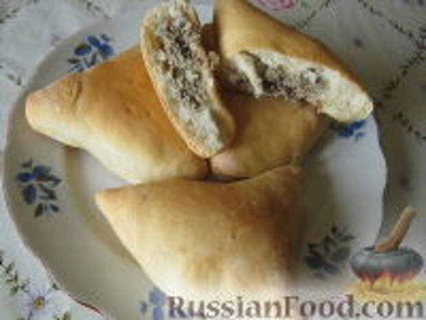 Фото к рецепту: Начинка для пирожков  из курицы и грибов