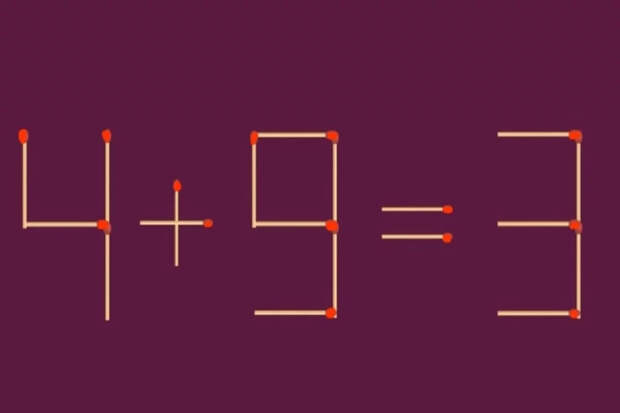Головоломка для тех, кто не ищет легких путей: переставьте одну спичку за 10 секунд