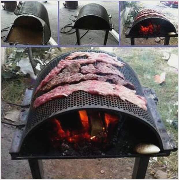 Мангальские страсти, или вариации на тему - на чем пожарить мяска Фабрика идей, жарить, интересное, коптить, мангал, своими руками, шашлык