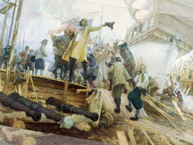 Кушевский Юрий Александрович - Спуск галеры «Принципиум» на воронежской верфи 3 апреля 1696 года