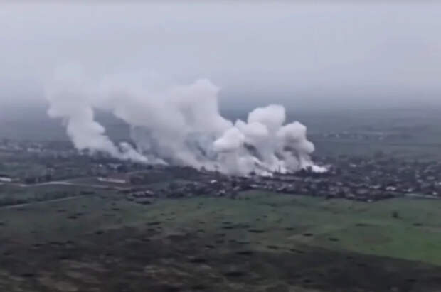 МО показало кадры уничтожения подземного города ВСУ в Запорожье