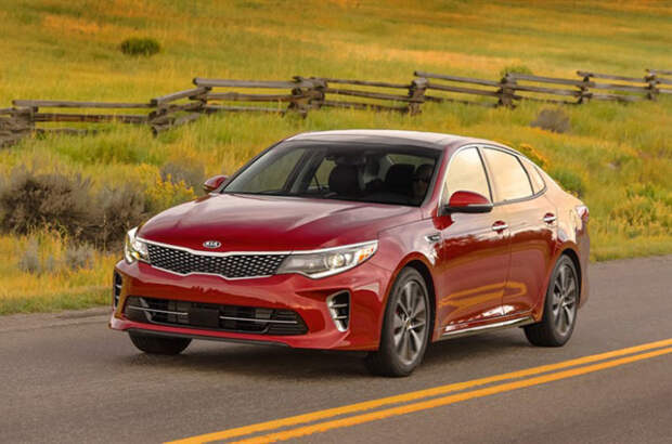 Kia Optima четвертого поколения выпускается с 2015 года. | Фото: jdpower.com.