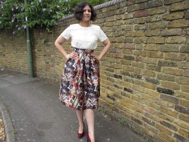 Full midi printed skirt from Everything5pounds.com