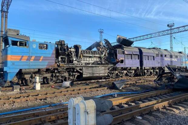 ВС РФ уничтожили локомотивы на Украине, появились их фото
