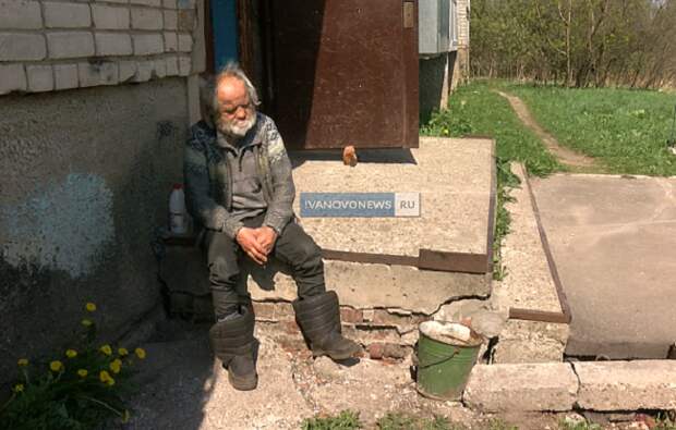 Бездомный ивановец почти двадцать лет живет в подъезде