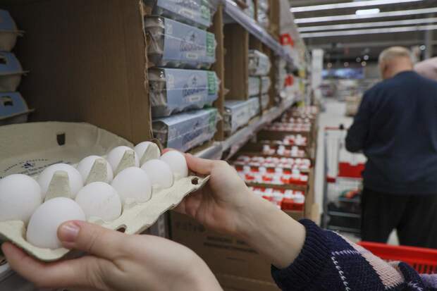 В России взлетели цены на яйца